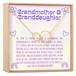 Grandmother & Granddaughter Necklace, Multiple Styles