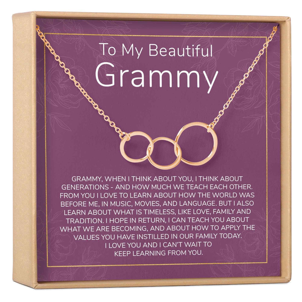 Grandmother Necklace, Multiple Styles