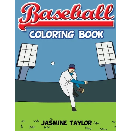 Baseball Coloring Book - Paperback