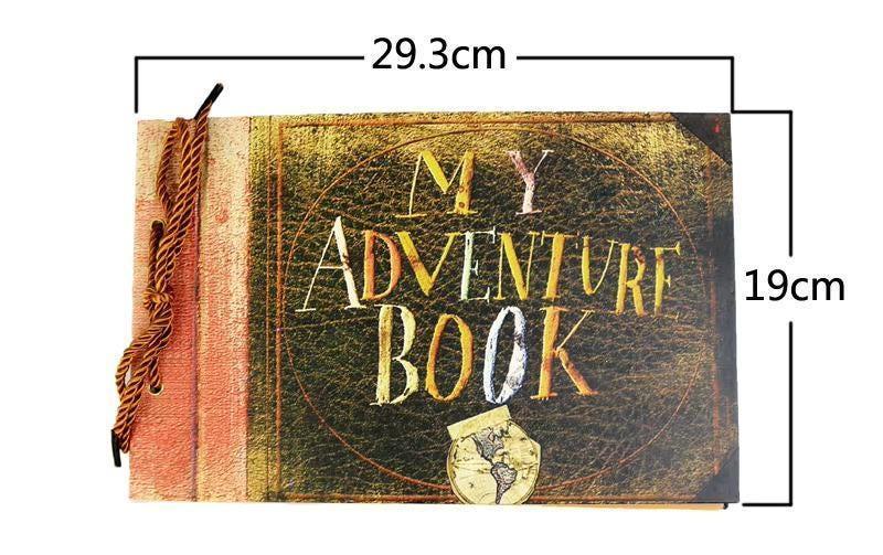 My Adventure Book Scrapbook Album | Vintage Travel Memory Journal