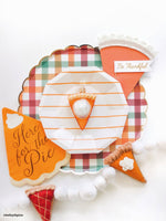 Old World Christmas Piece Of Pumpkin Pie - hand-blown glass Christmas tree ornament (view 3)