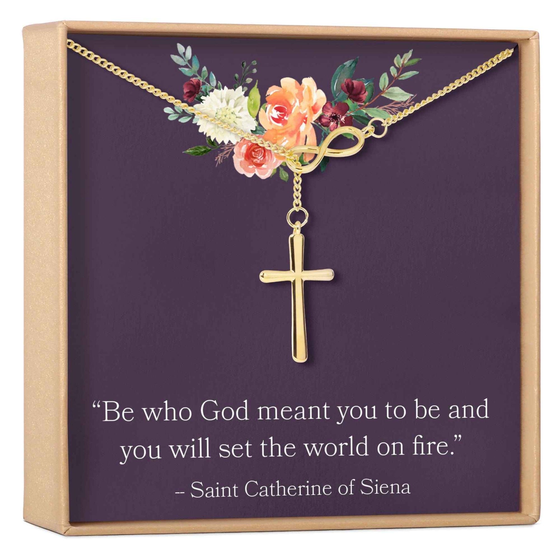 Infinity Cross Necklace