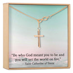 Infinity Cross Necklace