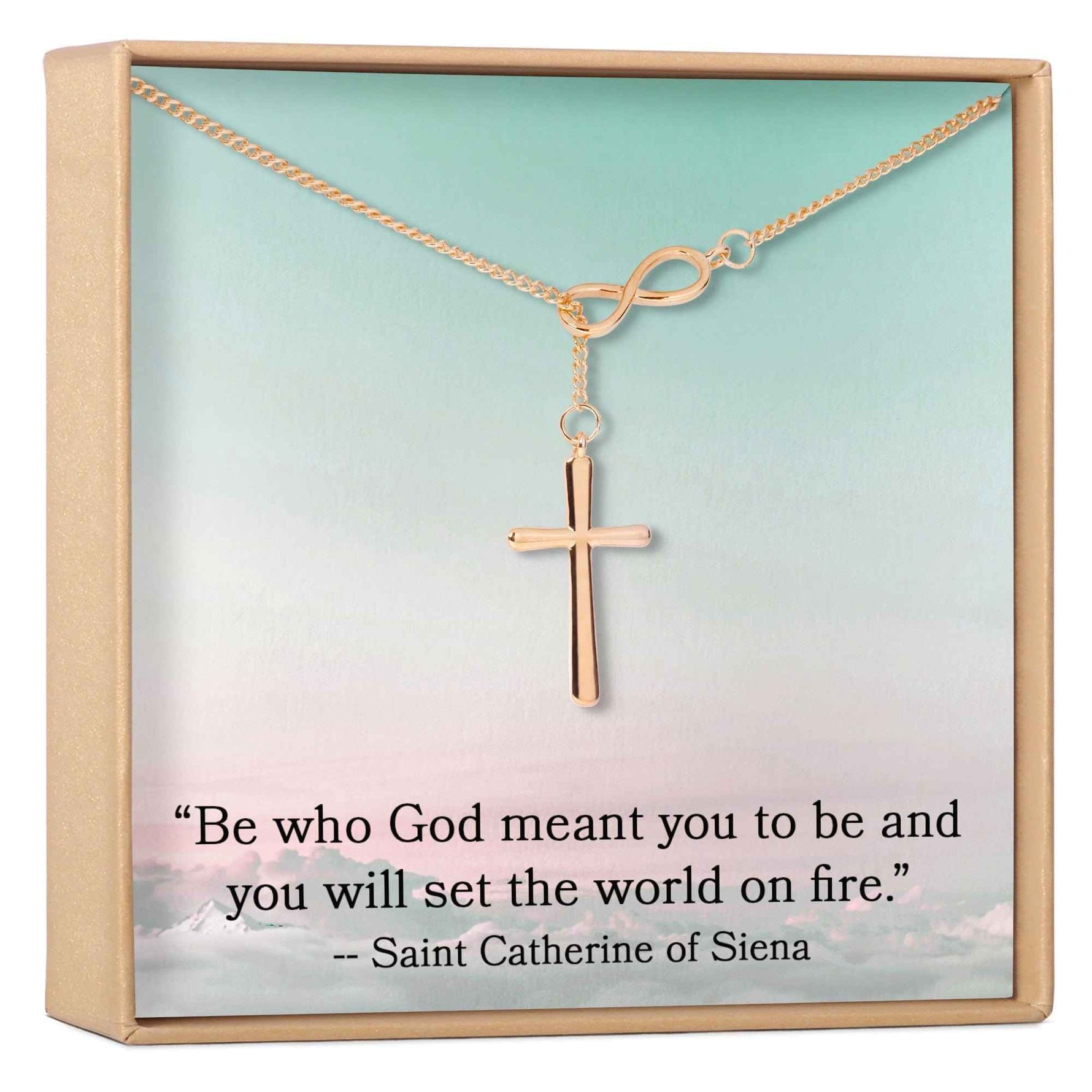 Infinity Cross Necklace