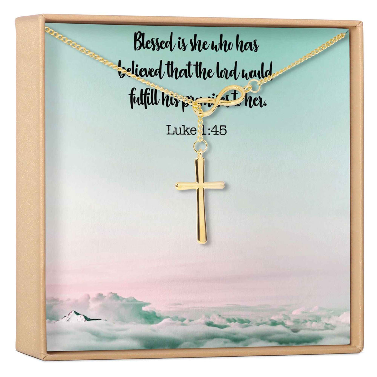 Infinity Cross Necklace