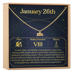 January 26th Aquarius Necklace