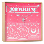 January Birthday Necklace, Multiple Styles Necklace