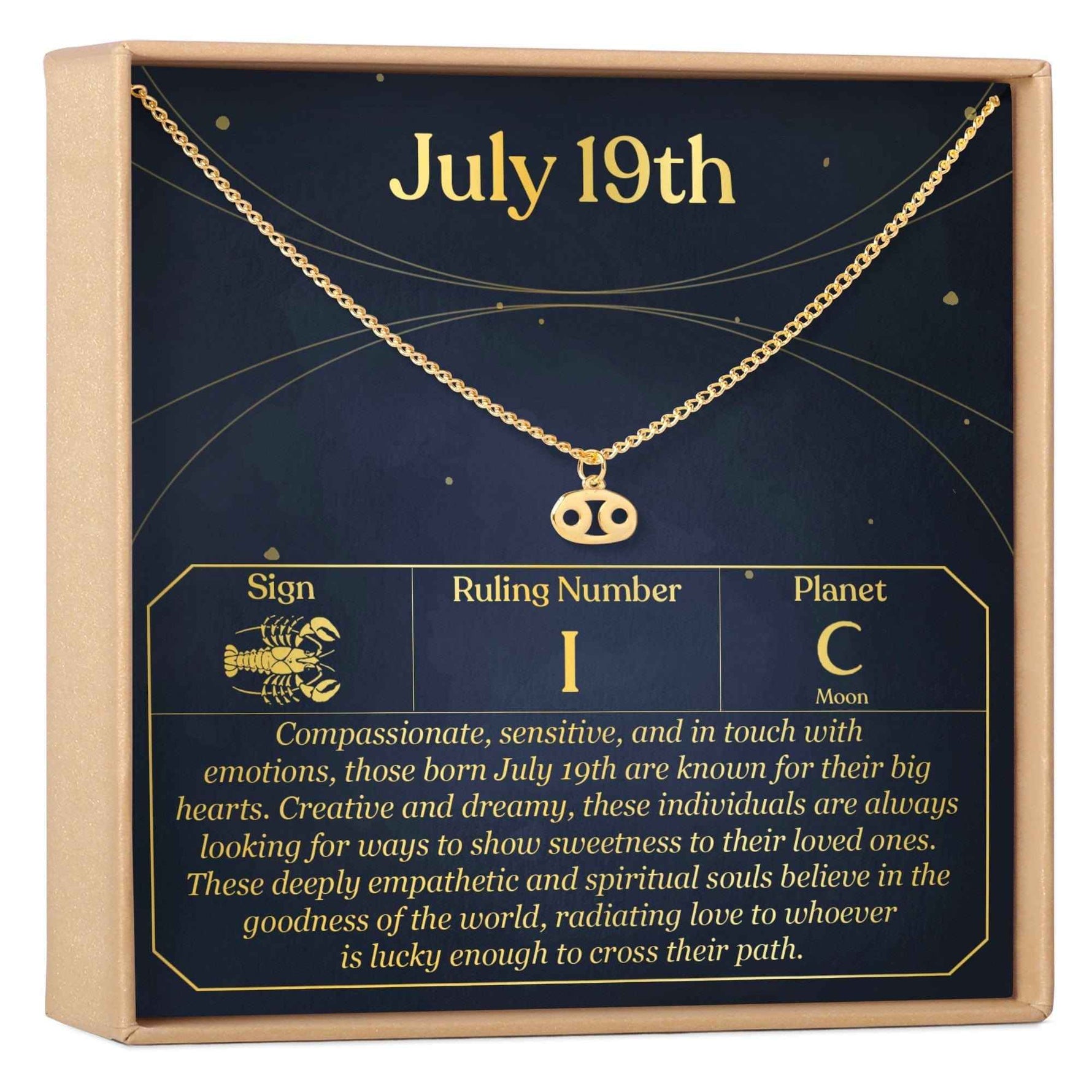 July 19th Cancer Necklace