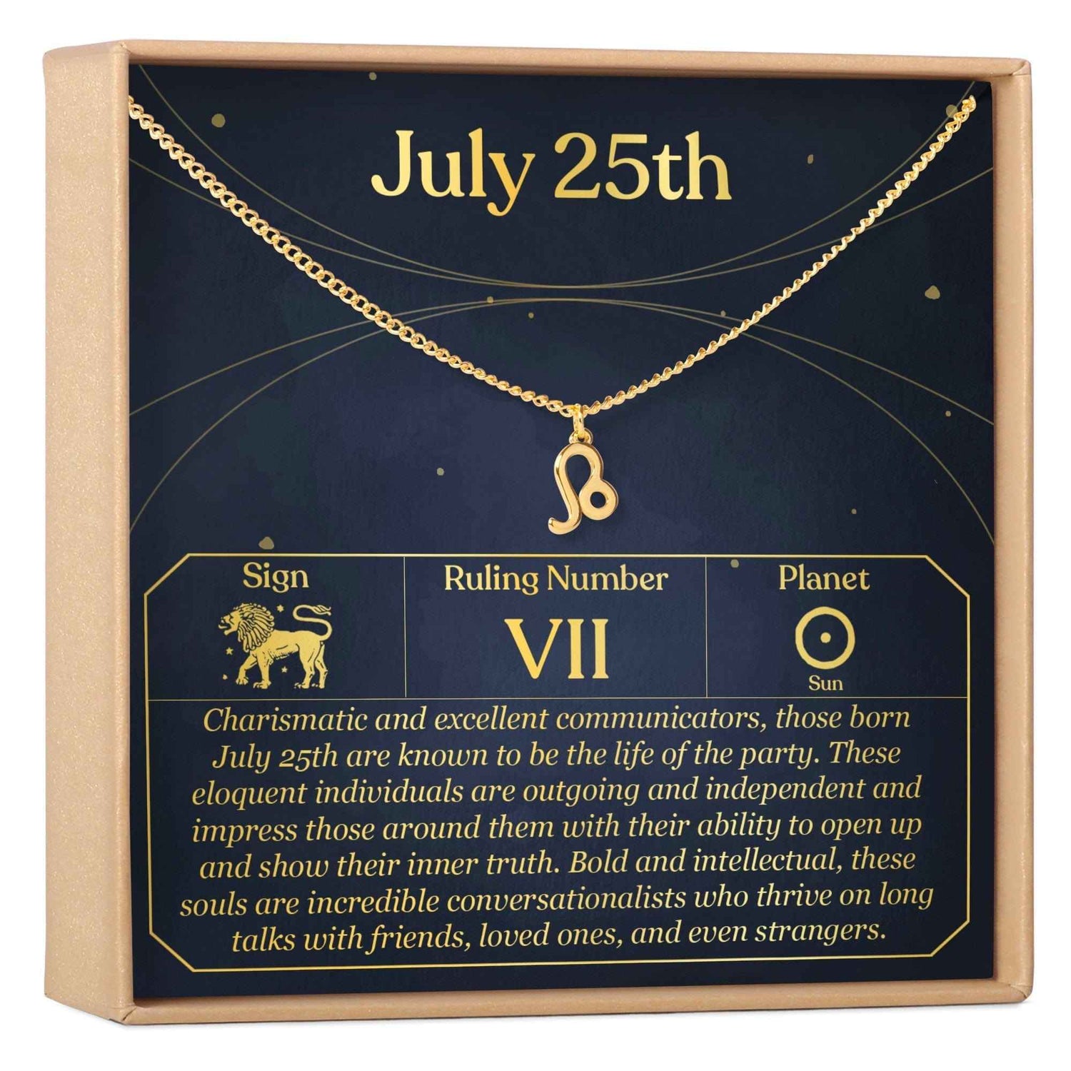 July 25th Leo Necklace