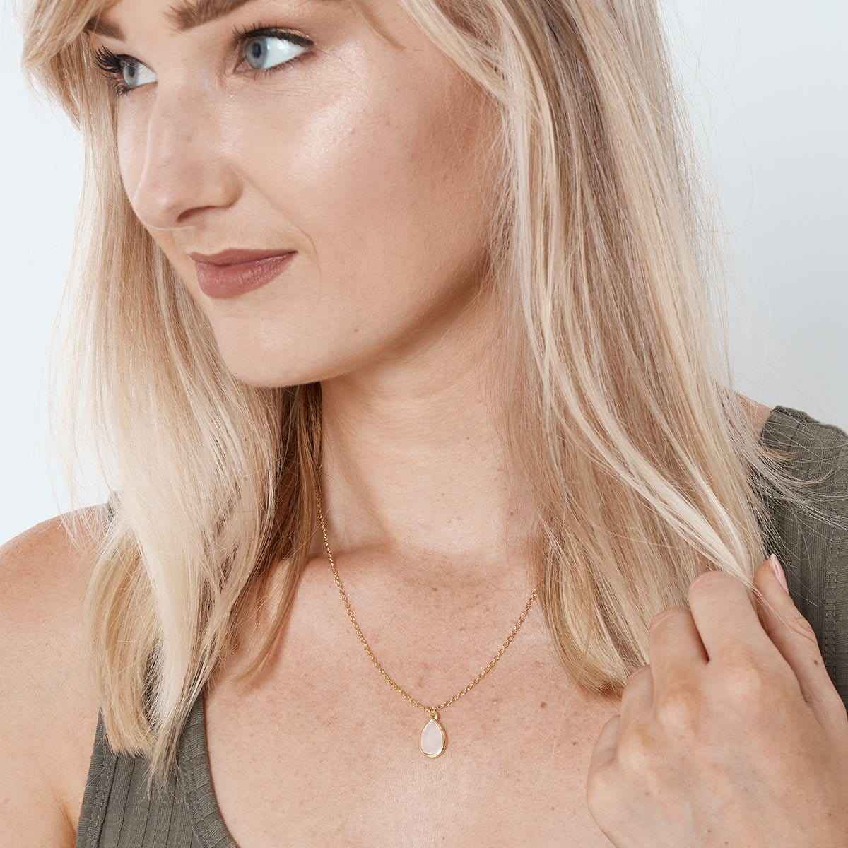 June Birthday Alexandrite Birthstone Necklace