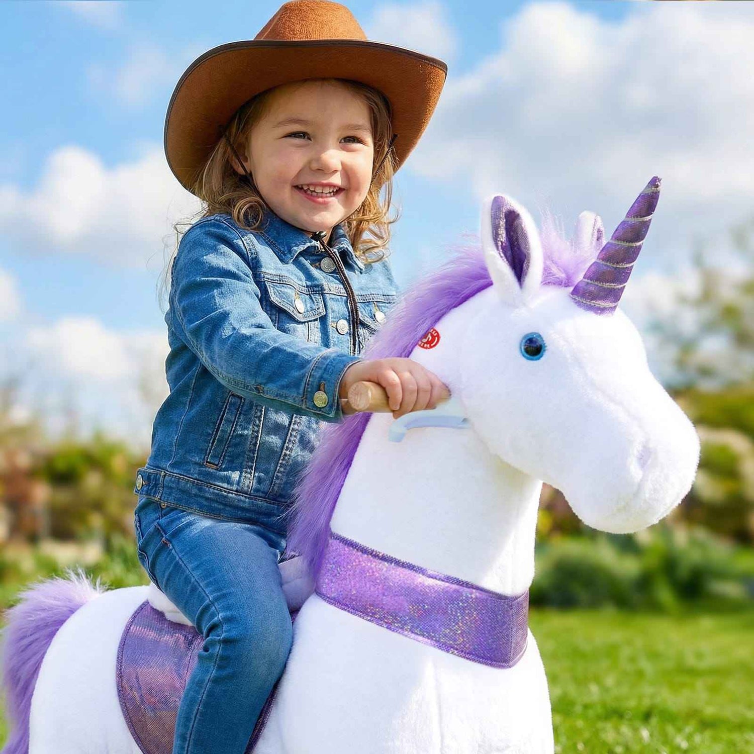 Model U® Unicorn Ride-On Toy Age 7+ – Purple