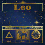 Leo Zodiac Gift Box Set