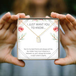 Long Distance Friendship Lock Necklace