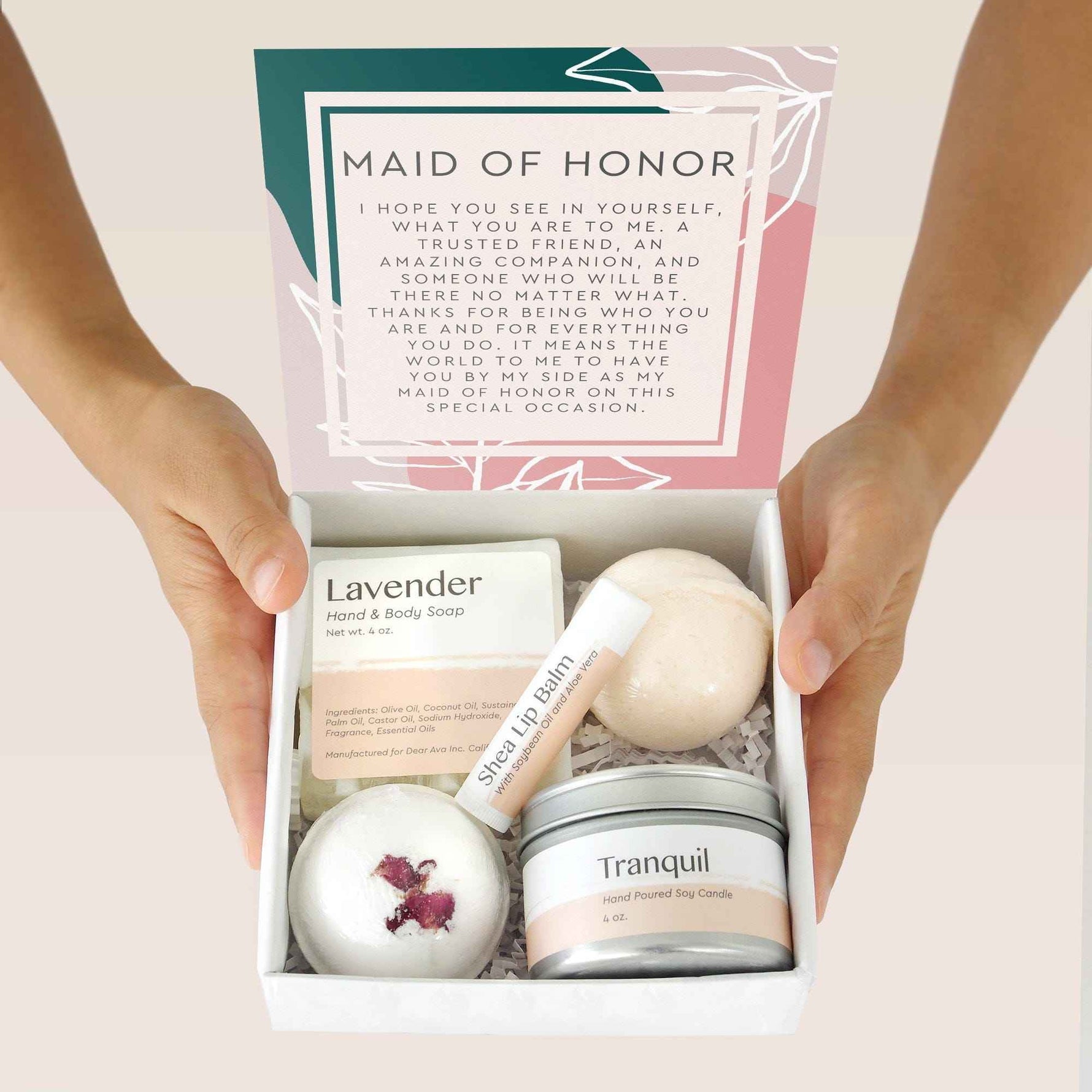 Maid of Honor Spa Gift Box