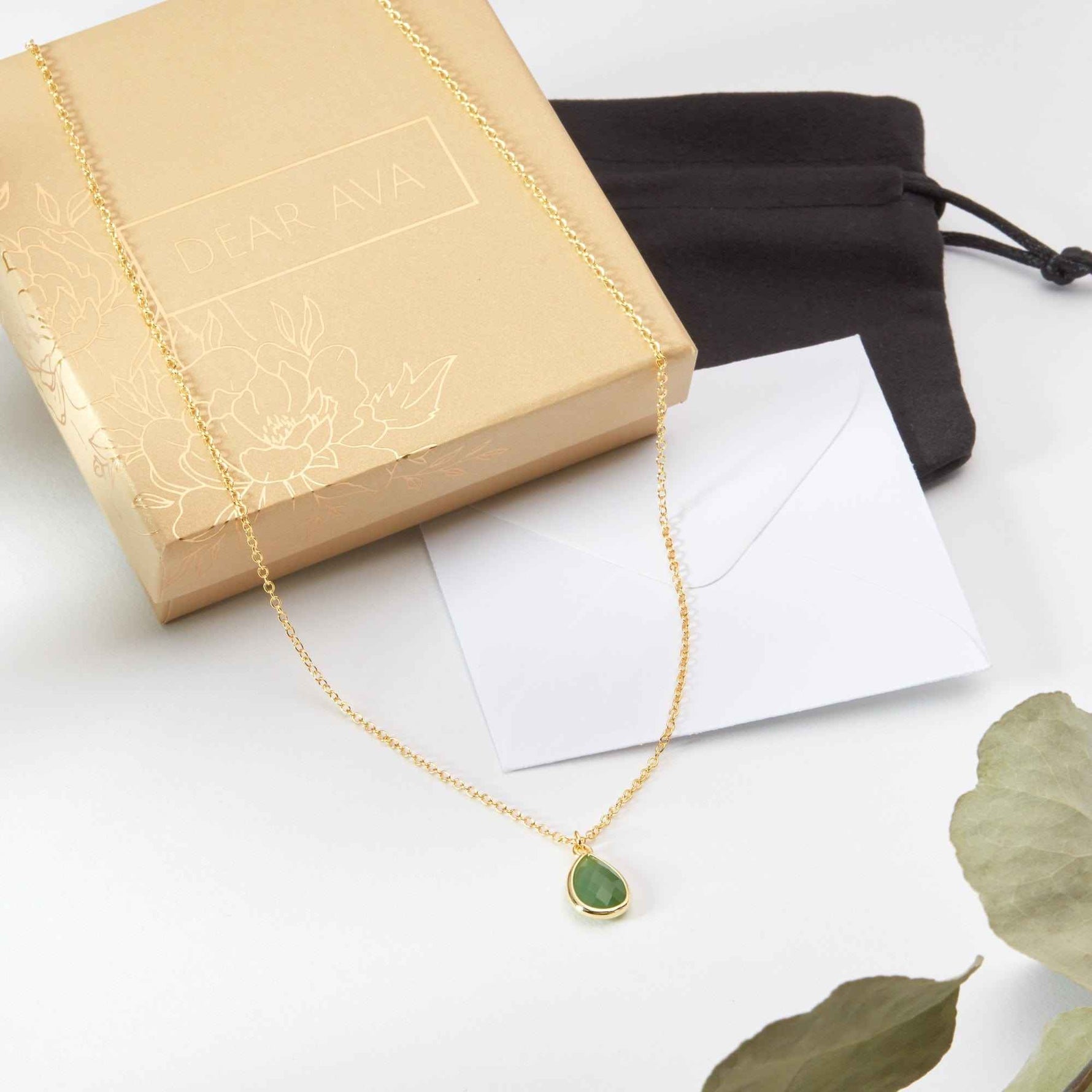 May Birthday Gemstone Necklace
