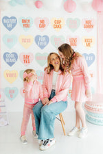 Grown Up Bubblegum Pink Sequin Jacket - Image 2