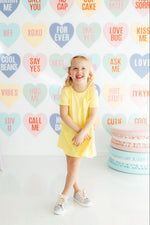 Yellow T-Shirt Dress