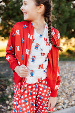 Nebraska White Herbie Husker Ruffle Pocket Tee - Image 5