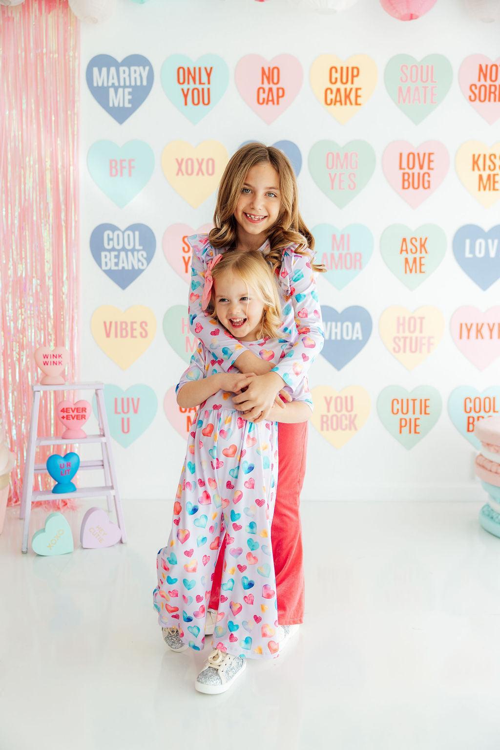 Watercolor Kisses Wide Leg Jumpsuit - Image 2