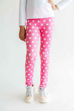 Pink Polka Dots Leggings