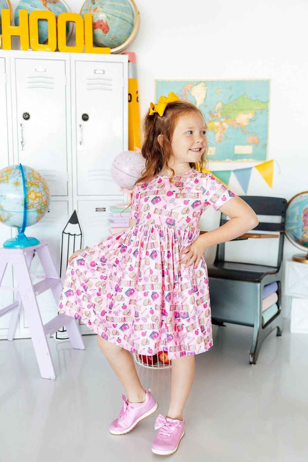 Kindergarten S/S Pocket Twirl Dress