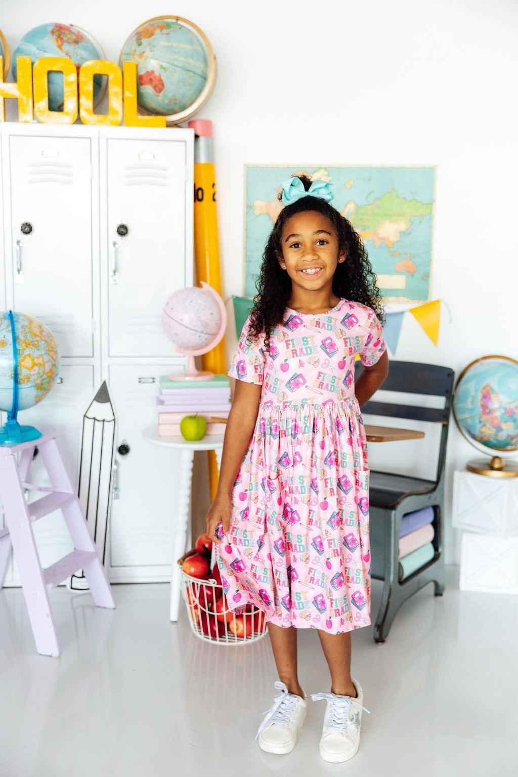 1st Grade S/S Pocket Twirl Dress