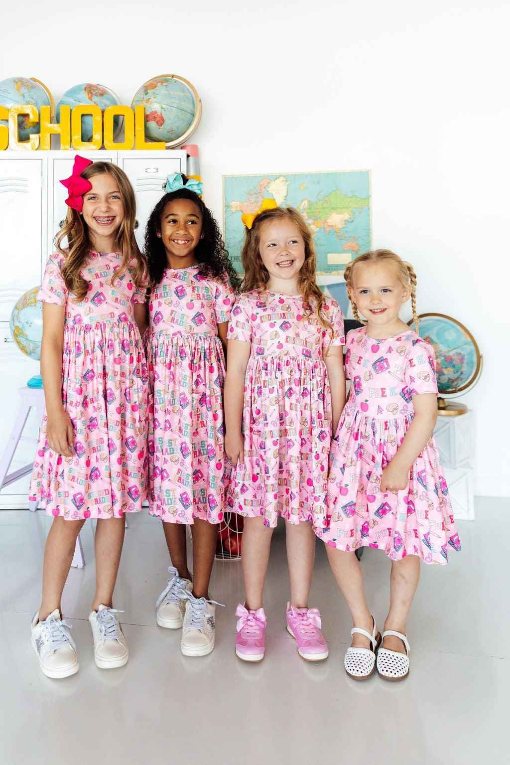 Pre-K S/S Pocket Twirl Dress