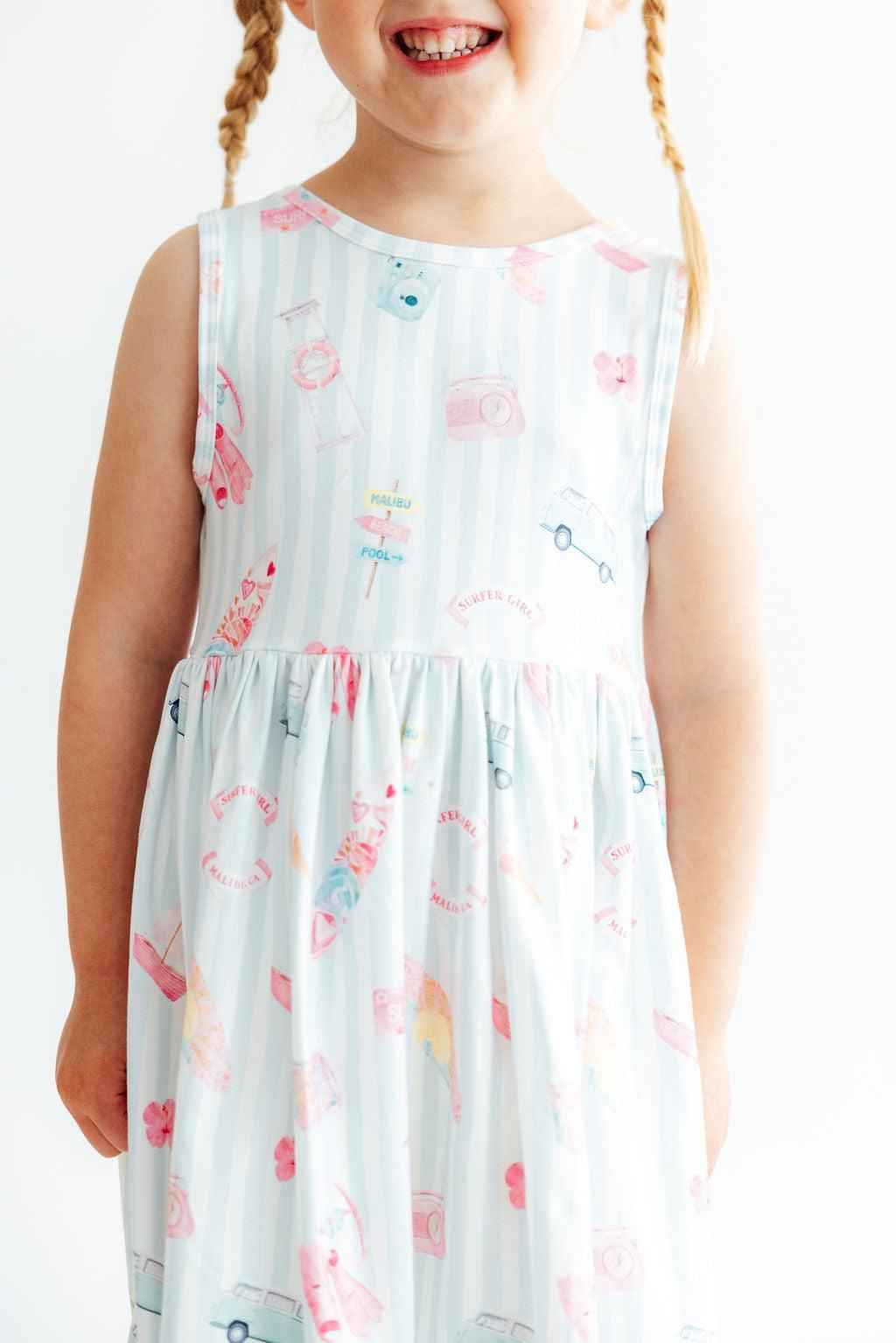 Malibu Girl Tank Twirl Dress