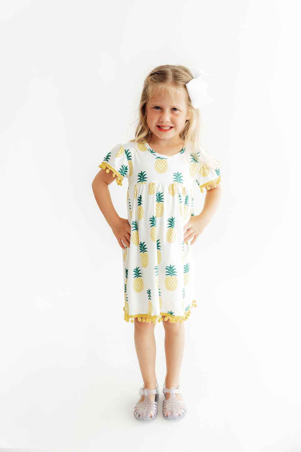 Pineapple Pom Pom Dress