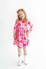Make a Wish L/S Pocket Twirl Dress