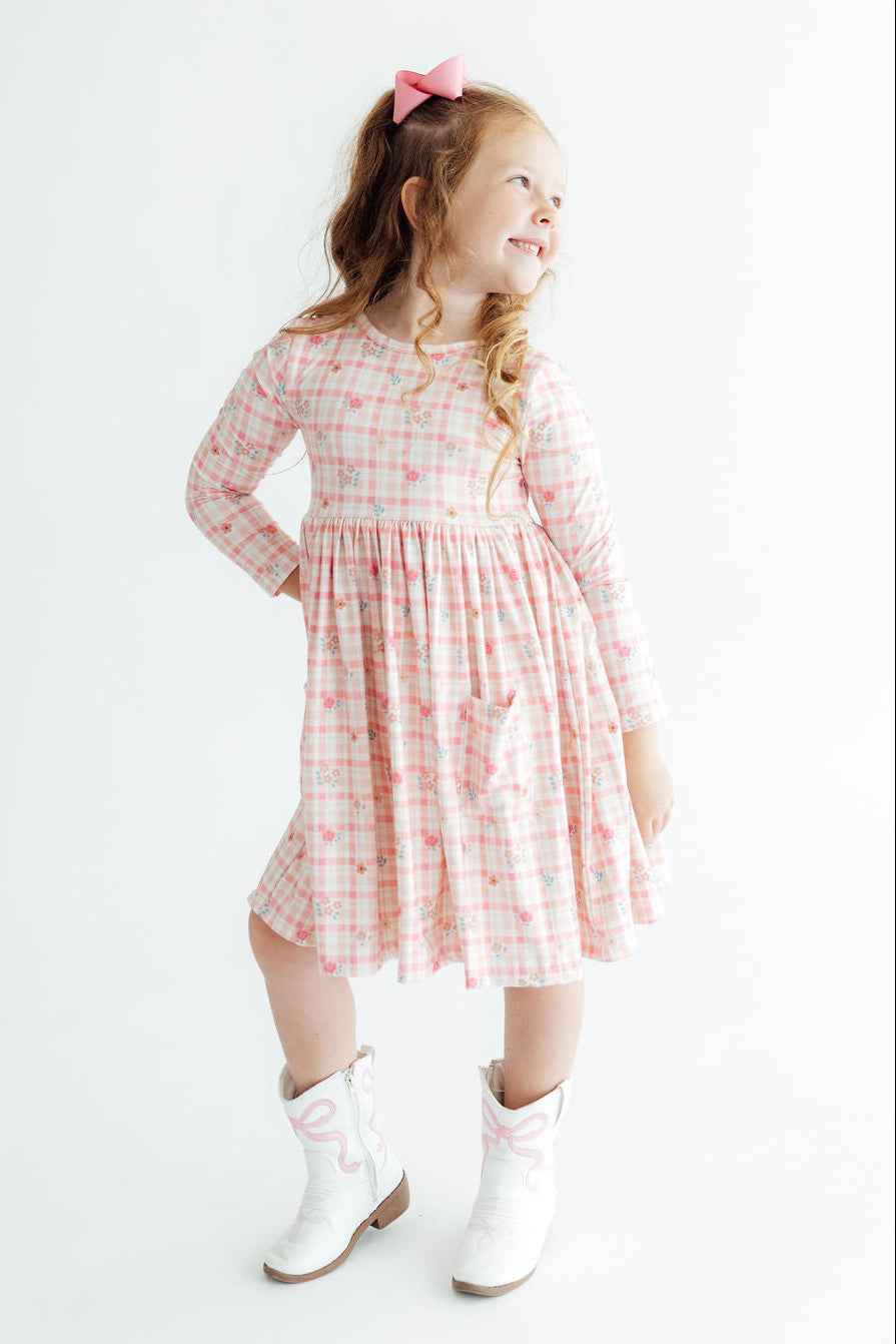 Off the Grid L/S Pocket Twirl Dress