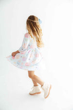 Here for the Candy 3/4 Sleeve Pocket Twirl Dress