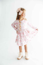 Pawsitively Spooky L/S Pocket Twirl Dress