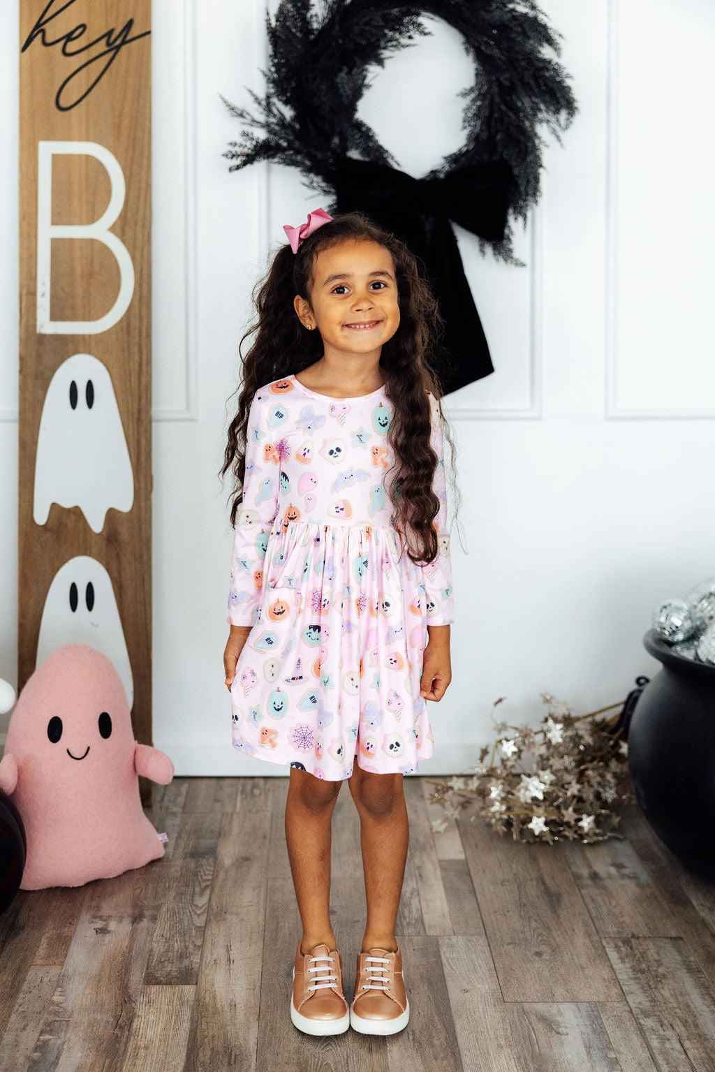 Sugar Rush L/S Pocket Twirl Dress