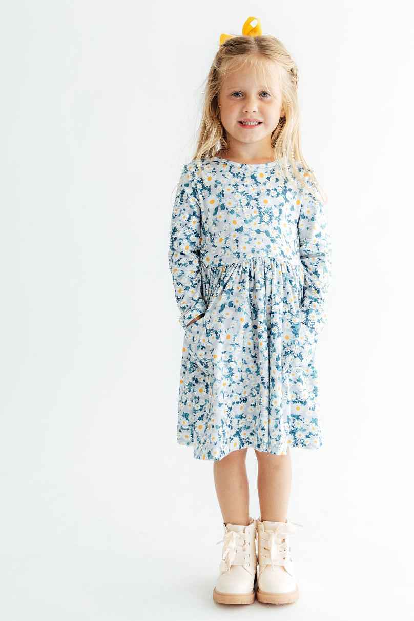 Oopsie Daisy L/S Pocket Twirl Dress