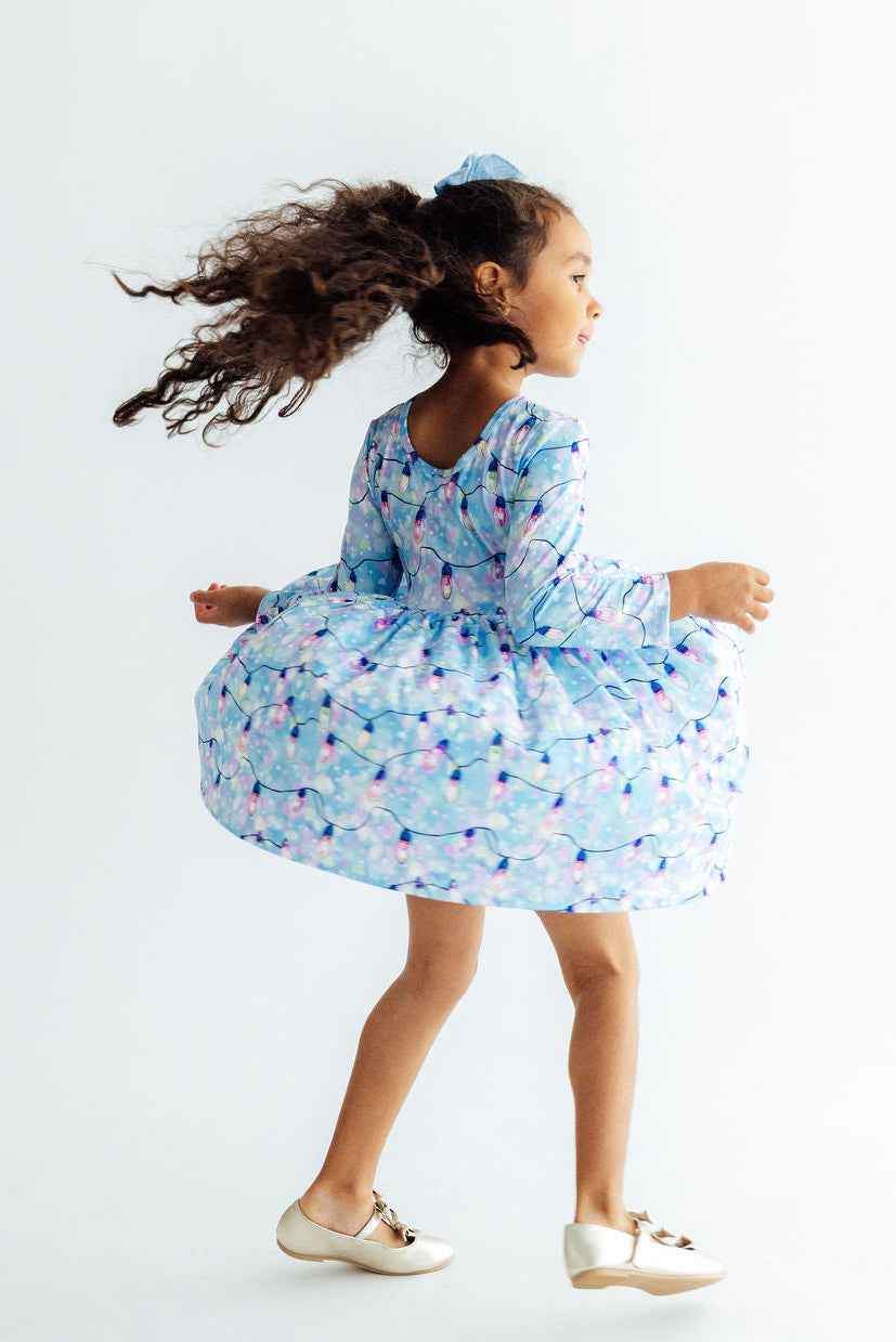 Twinkle Glow L/S Pocket Twirl Dress