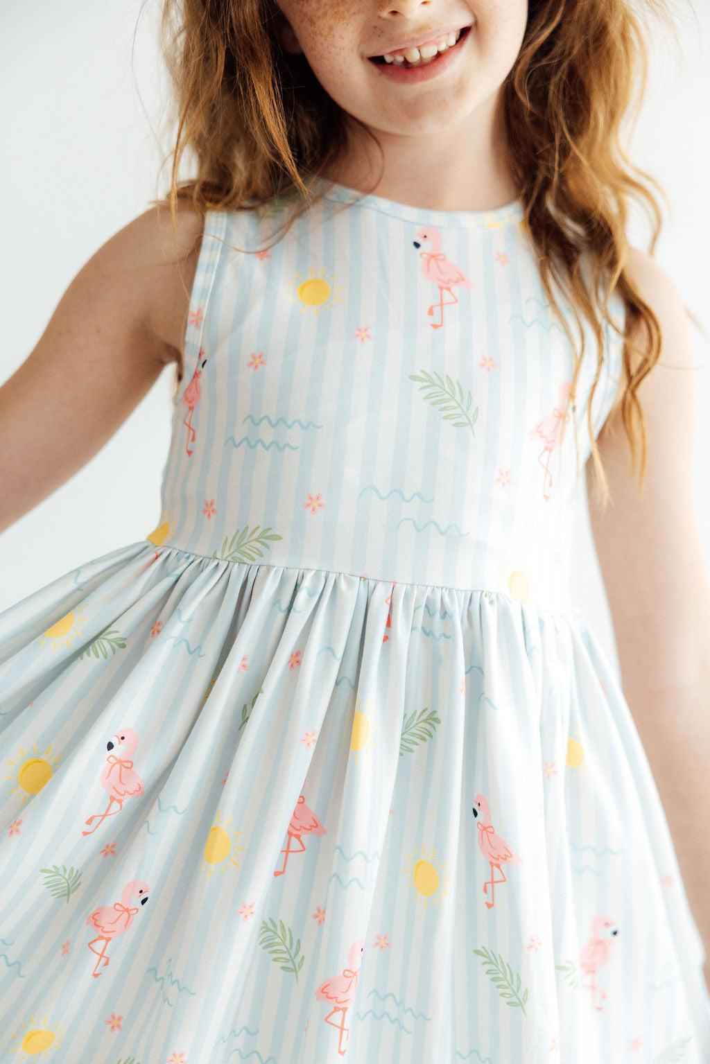 Beach Bum Tank Twirl Dress