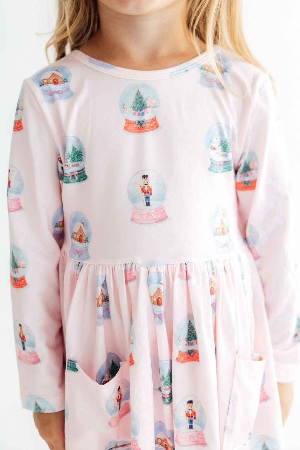 Let it Snow L/S Pocket Twirl Dress