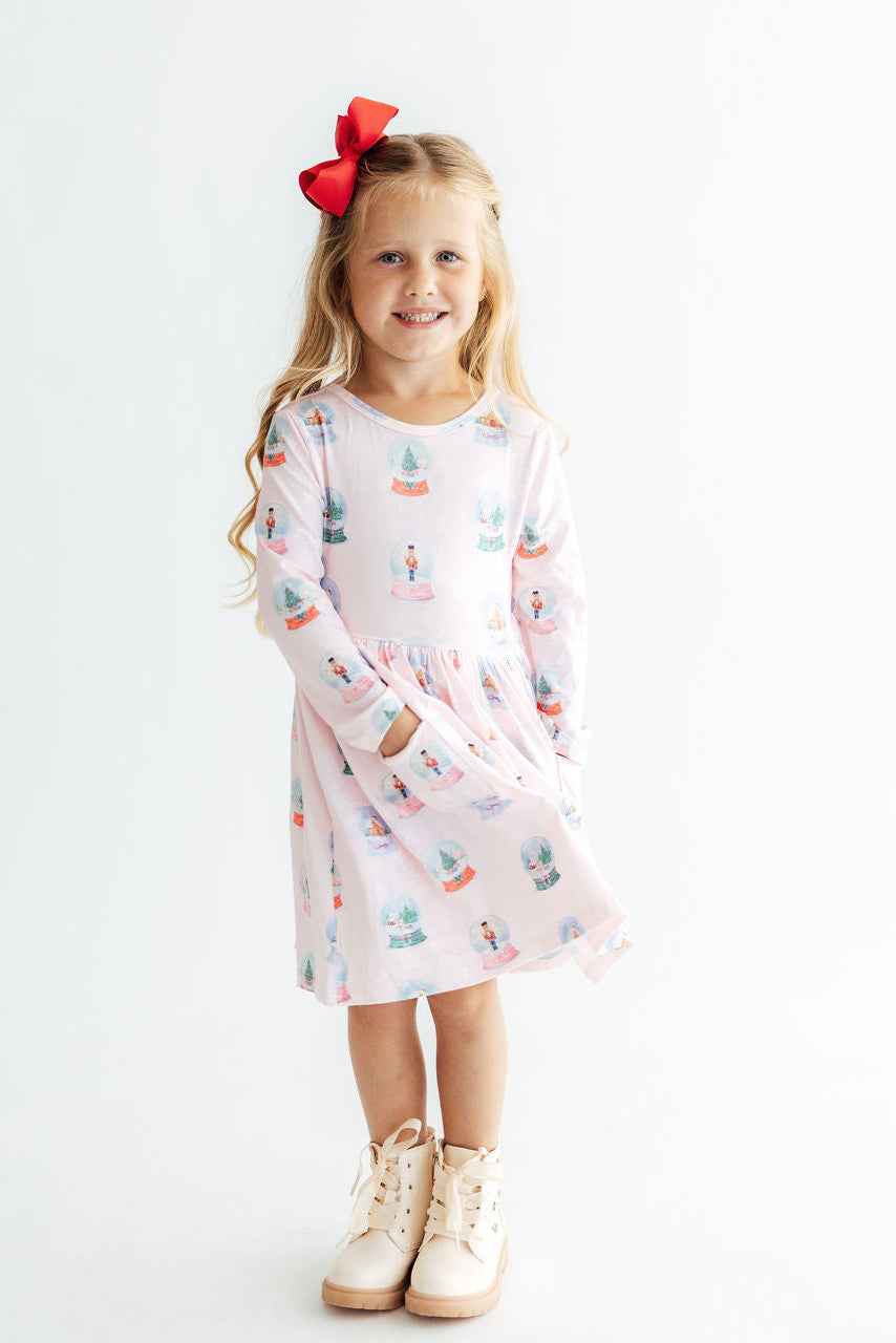 Let it Snow L/S Pocket Twirl Dress