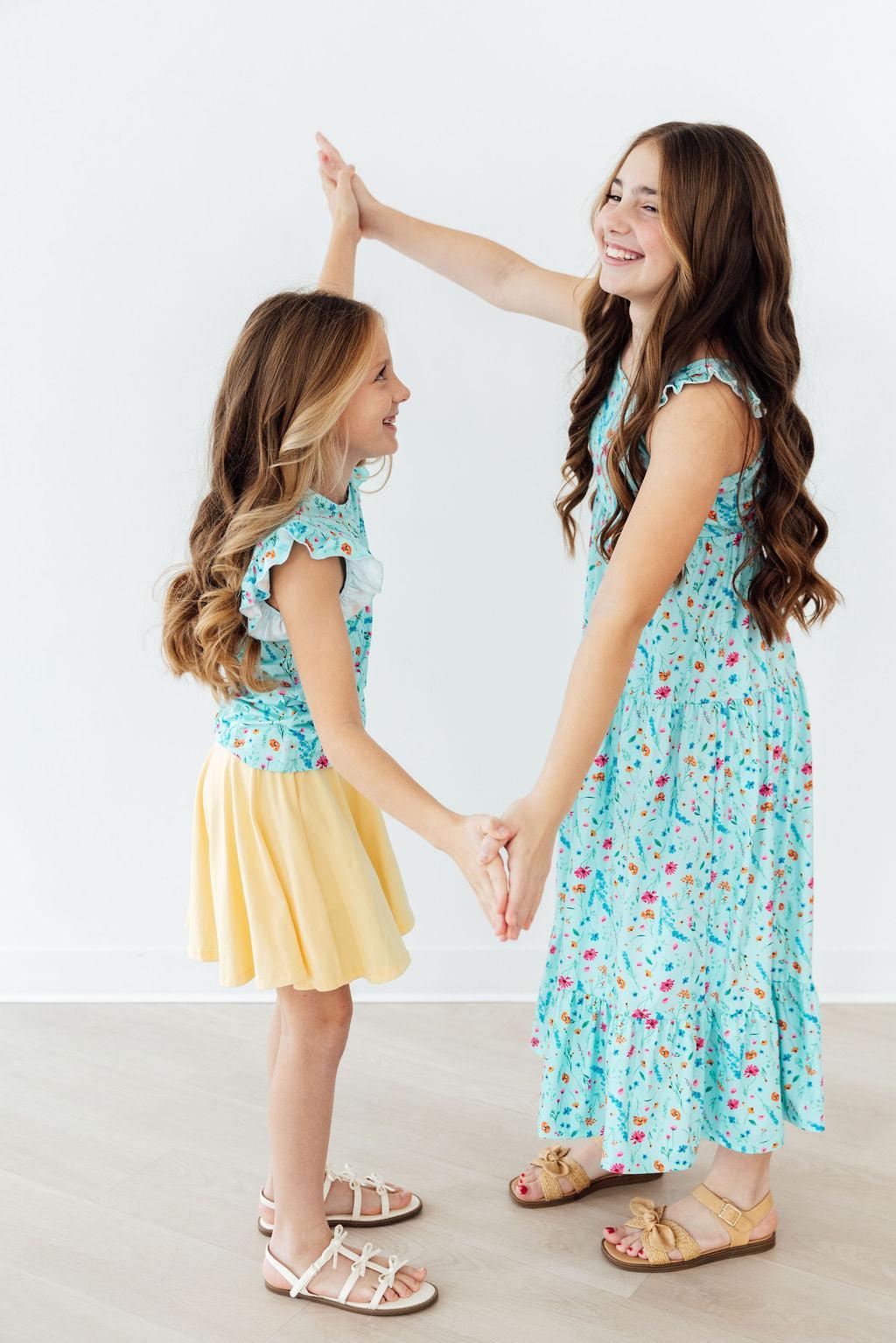 Bluebell Breeze Ruffle Maxi Dress - Image 2