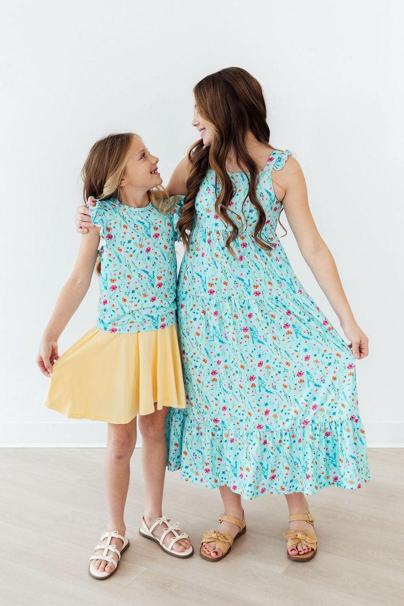Bluebell Breeze Ruffle Maxi Dress - Image 5