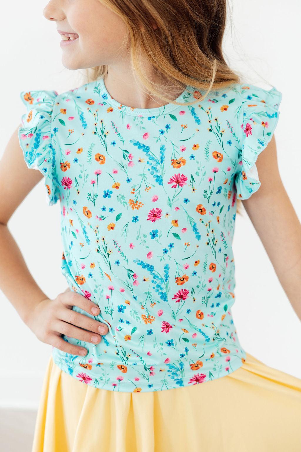Bluebell Breeze S/S Ruffle Tee - Image 2
