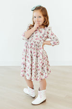 Cowgirl Cutie 3/4 Sleeve Ruffle Twirl Dress - Image 2