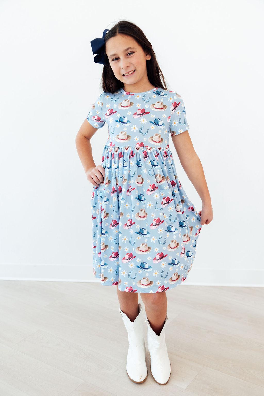 Tip Your Hat S/S Pocket Twirl Dress - Image 4