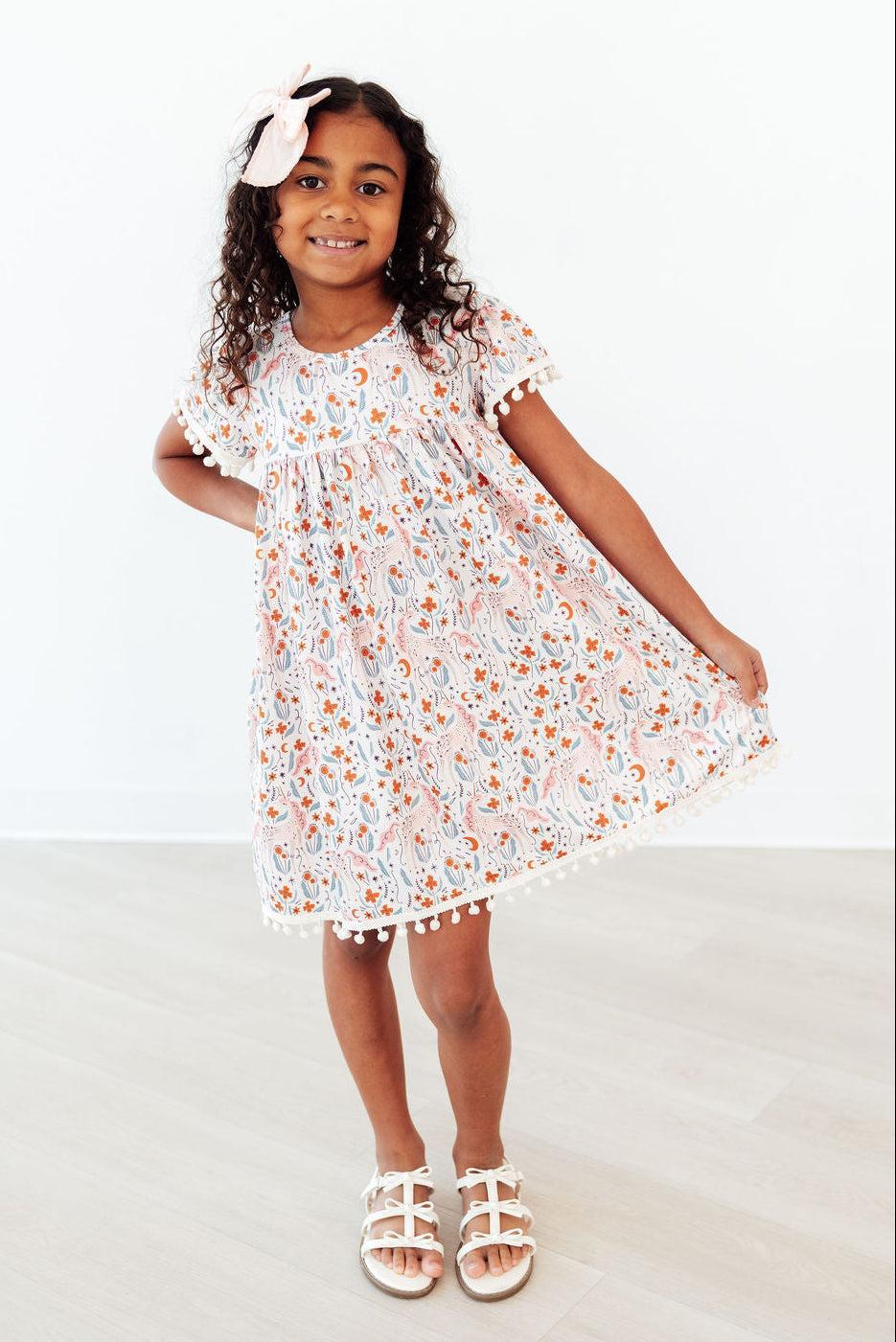 Unicorn Soiree Pom Pom Dress - Image 3