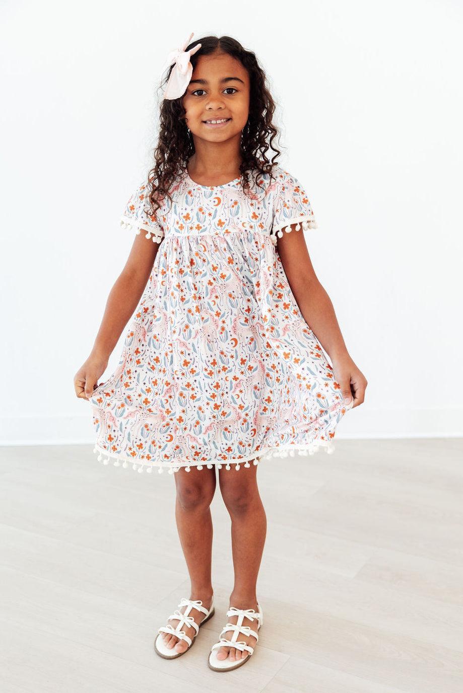 Unicorn Soiree Pom Pom Dress - Image 2