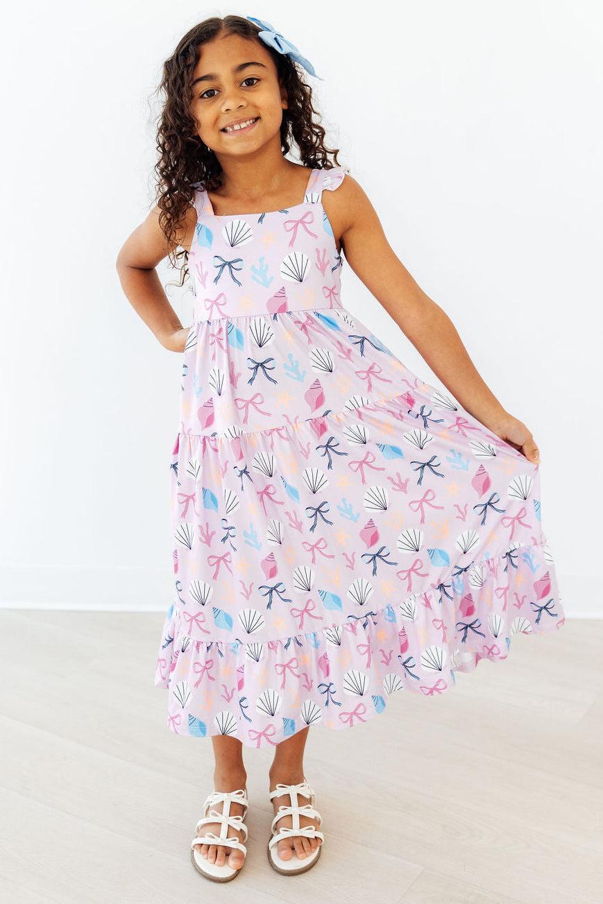 Beachside Bows Ruffle Maxi Dress - Image 4