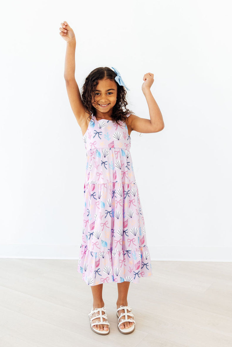 Beachside Bows Ruffle Maxi Dress - Image 3