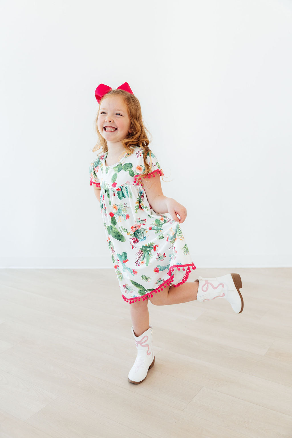 Cute Cactus Pom Pom Dress - Image 8