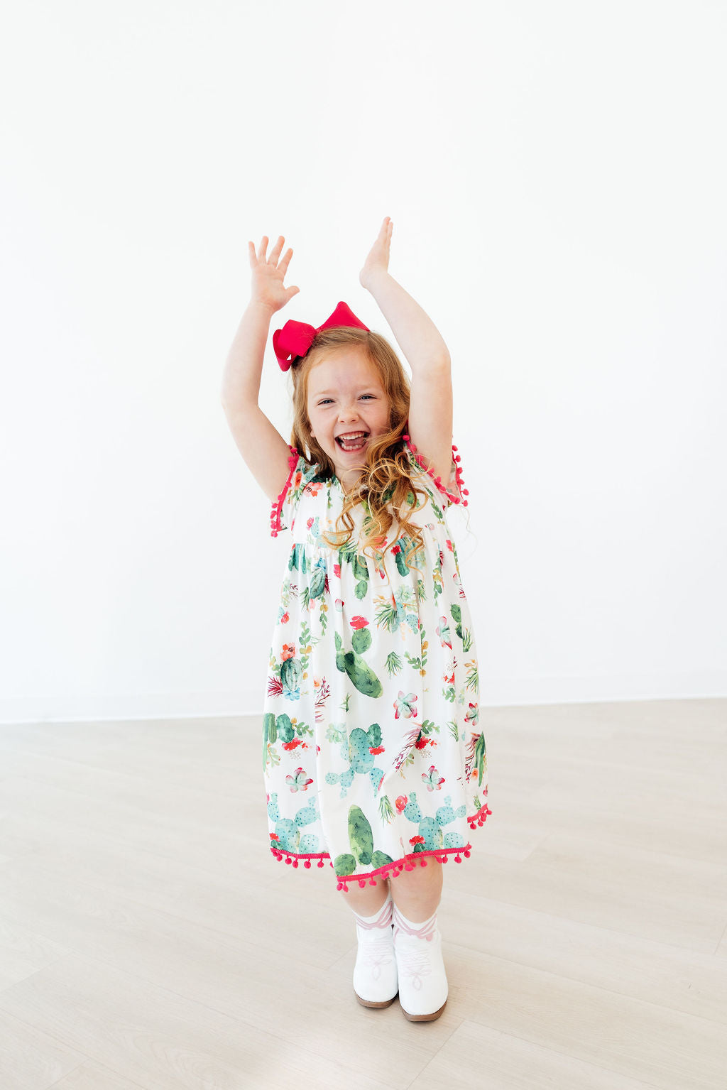 Cute Cactus Pom Pom Dress - Image 10